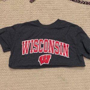 Wisconsin cropped t shirt